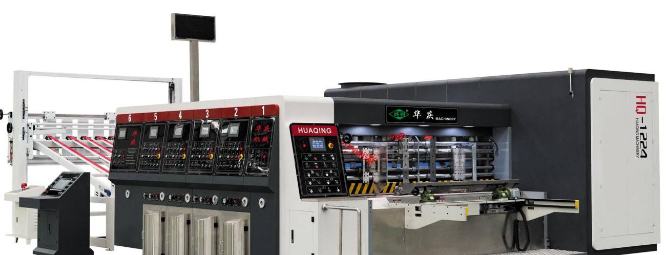 Huaqing HQ-1224 high-definition flexo printer slotter die-cutter with vacuum transfer